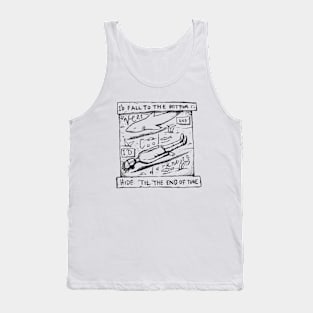 Swim and Sleep (Like a Shark) -  Illustrated lyrics Tank Top